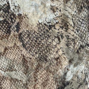 NWT Handmade Artistic Scarf by Sana – Abstract Neutral Design